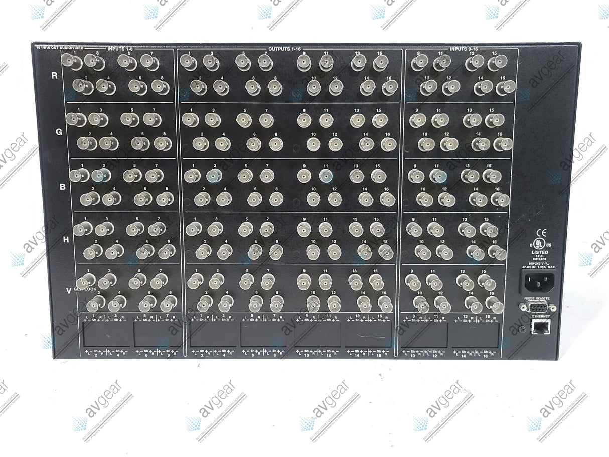 Barco MatrixPRO-II 16x16 RGB Switcher w/ Barco MP3G-3232 Processor Panel