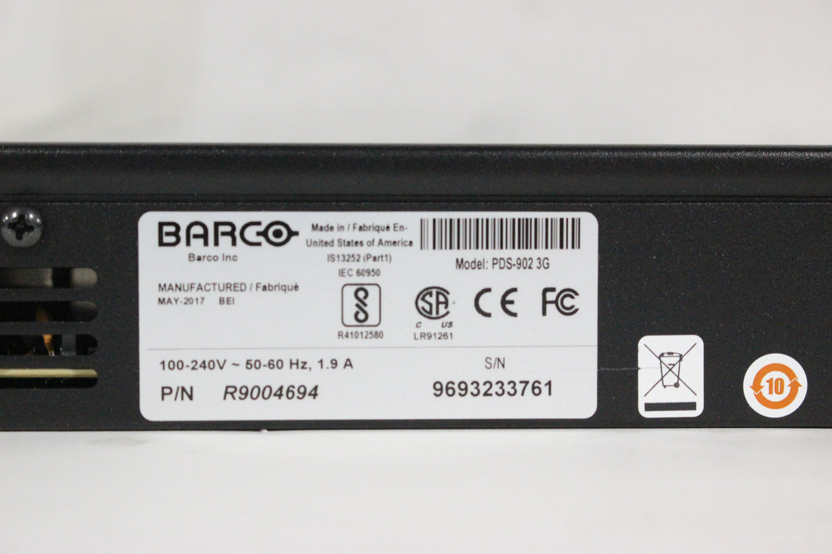 Barco R9004694 PDS-902 3G Digital Switcher