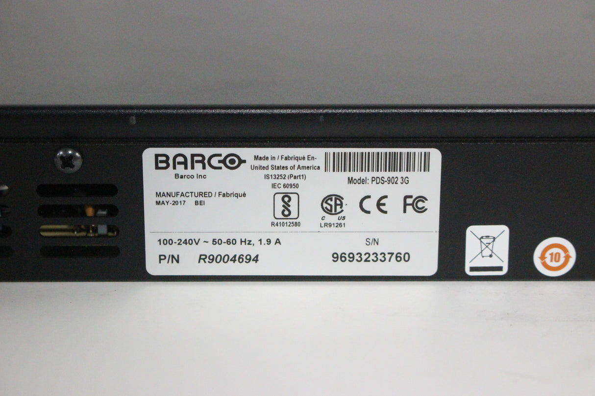 Barco R9004694 PDS-902 3G Digital Switcher