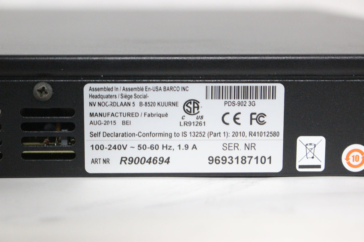 Barco R9004694 PDS-902 3G Digital Switcher