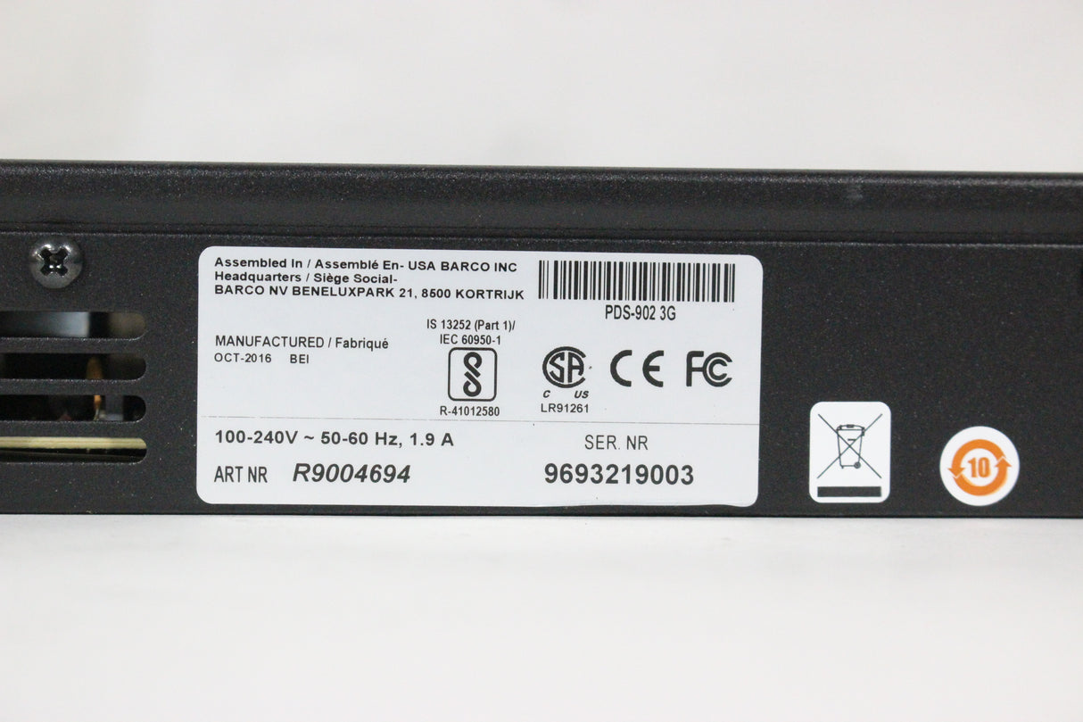 Barco R9004694 PDS-902 3G Digital Switcher