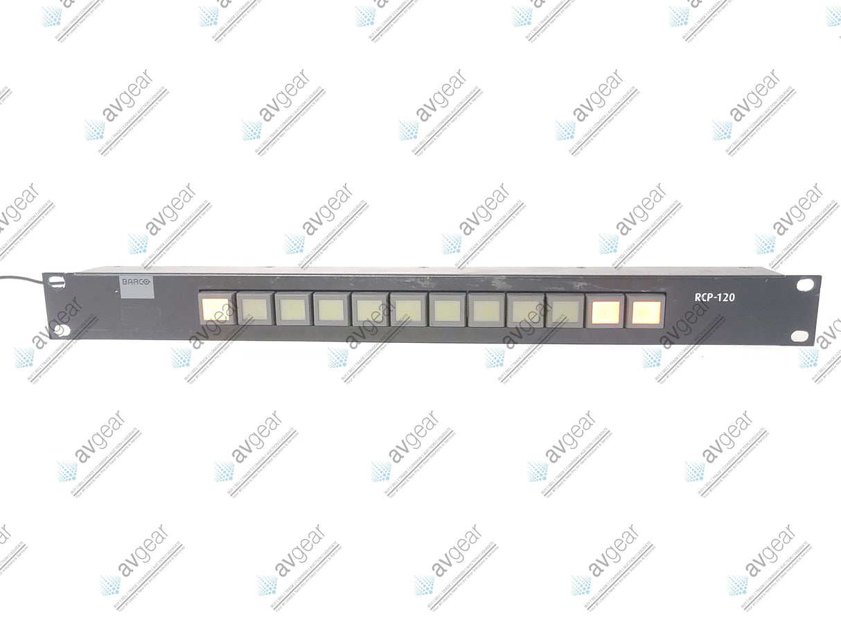 Barco R9004623 FSN-150 Compact Video Controller w/ RCP-120 Remote Control Panel and FSN LCD Display in Wheeled Road Case