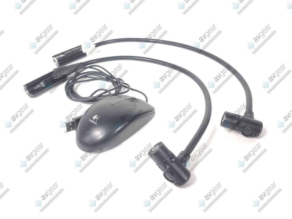 Barco R9004623 FSN-150 Compact Video Controller w/ RCP-120 Remote Control Panel and FSN LCD Display in Wheeled Road Case