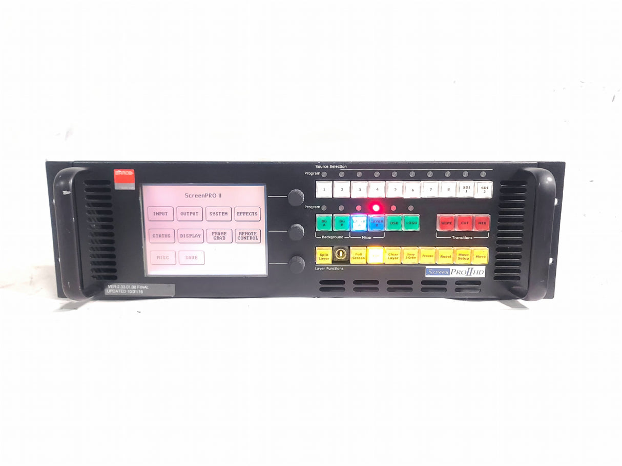 Barco ScreenPro-II HD Video Switcher Rack Unit