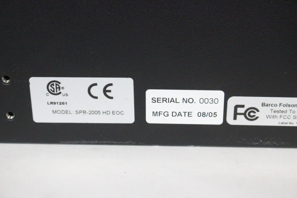 Barco ScreenPro-II HD Video Switcher Rack Unit