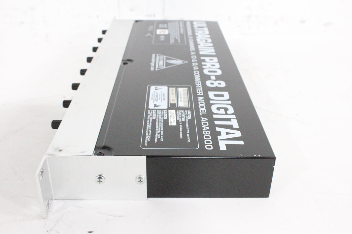 Behringer ADA8000 Ultragain PRO-8 Digital 8-Channel A/D & D/A Converter (FOR PARTS)