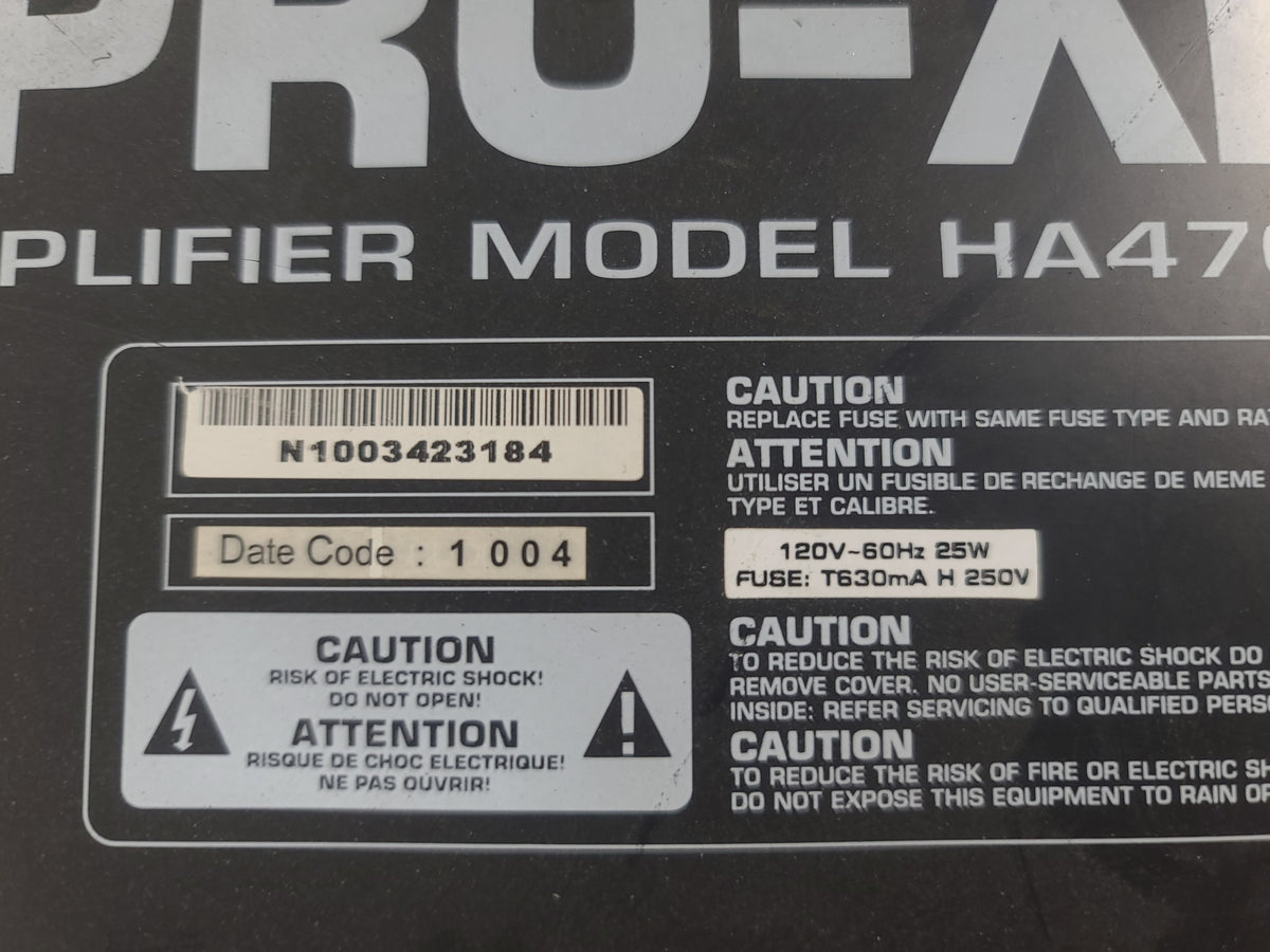 Behringer Powerplay Pro-XL HA4700 4-Ch Headphone Mixing/Distribution Amplifier