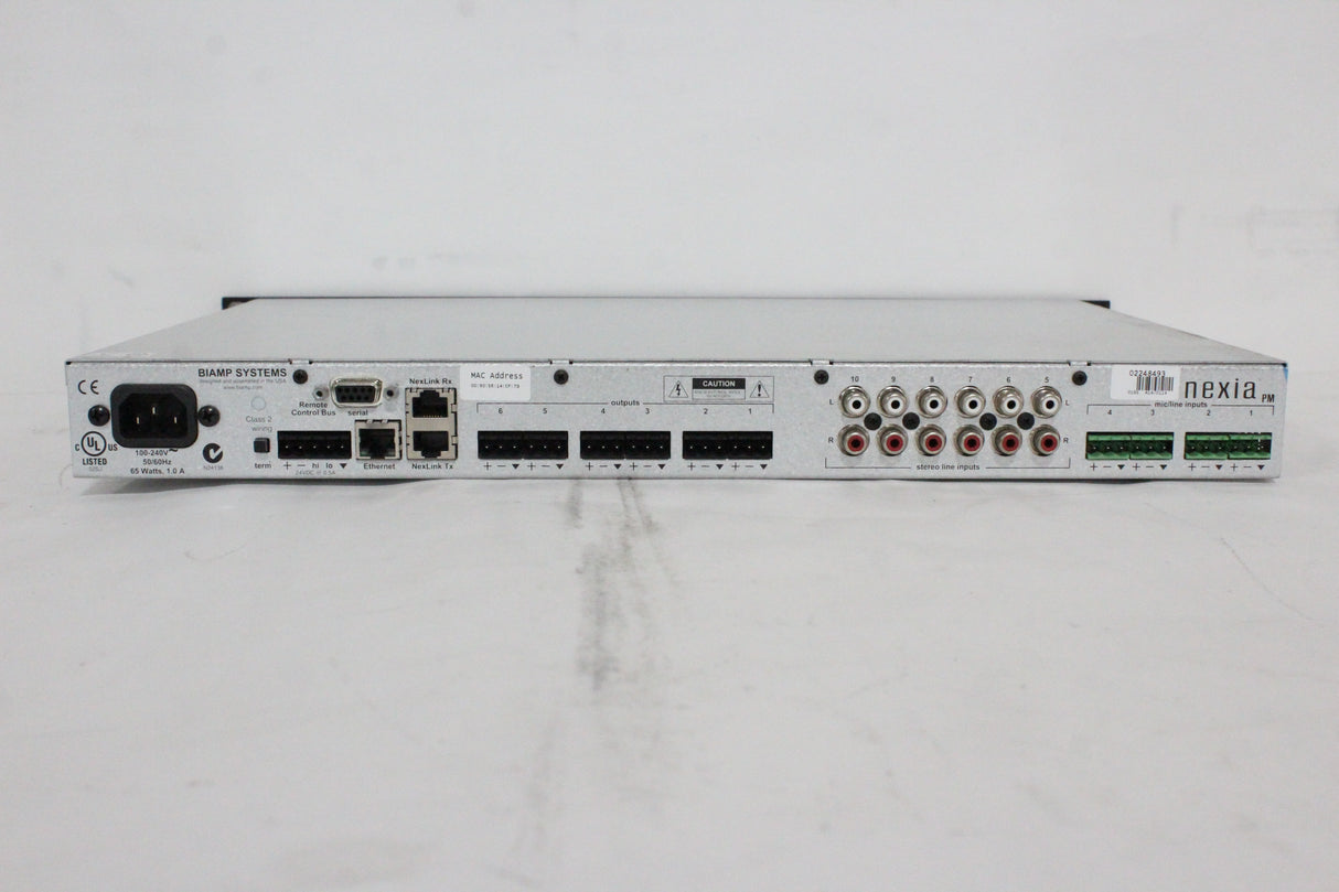 Biamp Systems Nexia PM Digital Signal Processor Amplifier