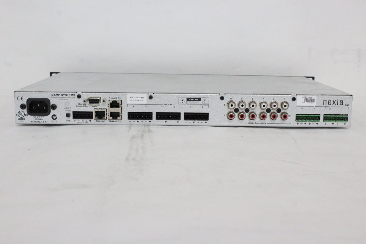 Biamp Systems Nexia PM Digital Signal Processor Amplifier