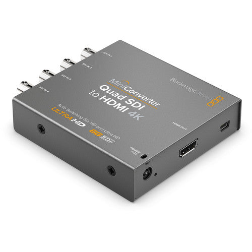 Blackmagic Design BMD-CONVMBSQUH4K2 Mini Converter - Quad SDI to HDMI 4K 2