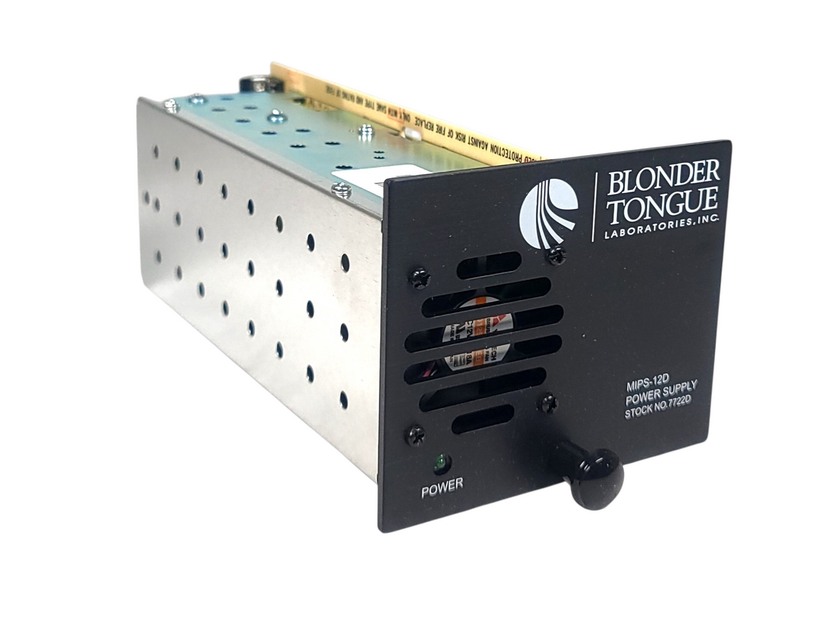 Blonder Tongue Laboratories MIPS-12D Audio/VIdeo Modulator Power Supply in Original Box