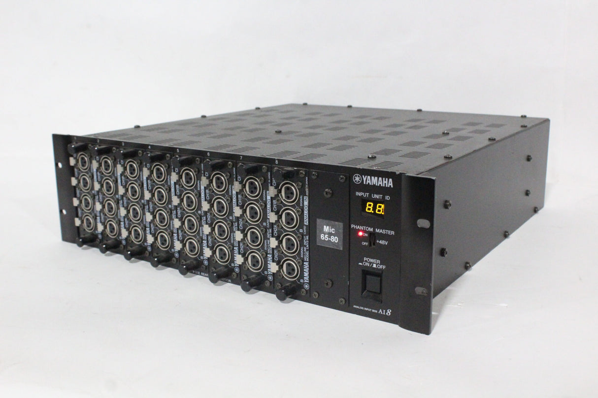 Yamaha AI8-ML8 Analog Input Box (Powers ON, Not Fully Tested - Slot 5 Error) w/ (8) LMY2-ML Analog Input Option Cards||Yamaha AI8-ML8 Analog Input Box (Powers ON, Not Fully Tested - Slot 5 Error) w/ (8) LMY2-ML Analog Input Option Cards|Yamaha AI8-ML8 Analog Input Box (Powers ON, Not Fully Tested - Slot 5 Error) w/ (8) LMY2-ML Analog Input Option Cards|Yamaha AI8-ML8 Analog Input Box (Powers ON, Not Fully Tested - Slot 5 Error) w/ (8) LMY2-ML Analog Input Option Cards