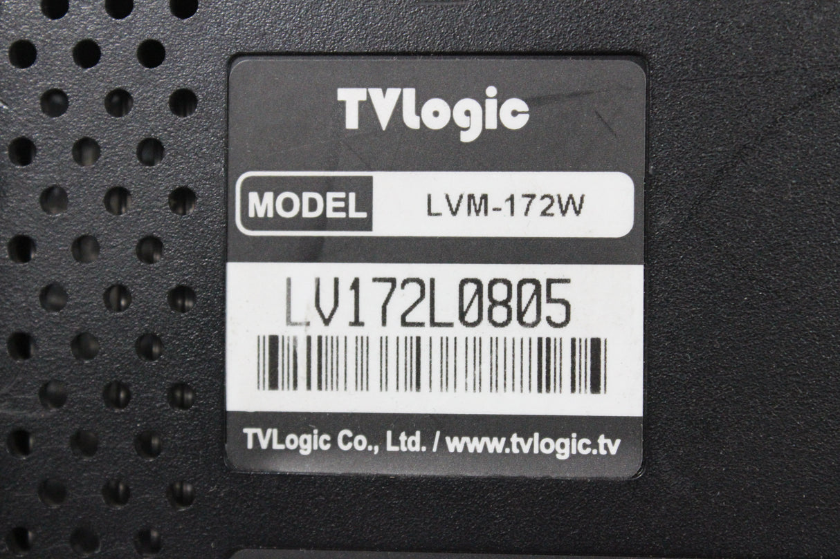 TVLogic LVM-172W 17'' LCD Multi Format Monitor (Broken Stand)
