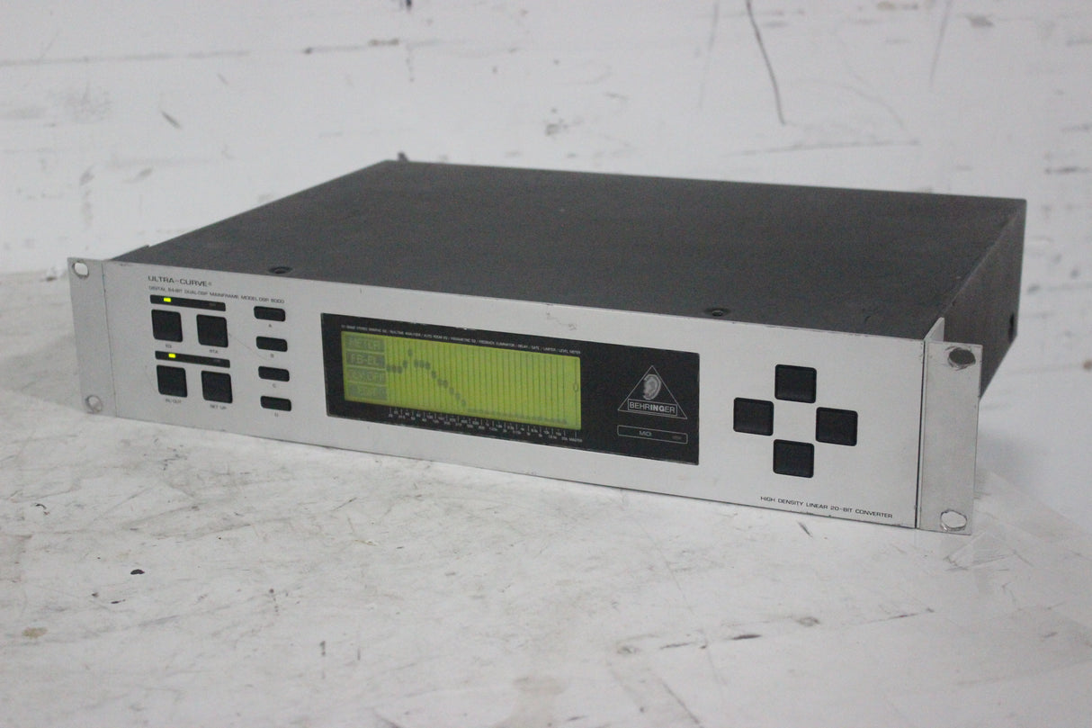 Behringer DSP-8000 Digital 24-Bit Dual DSP Mainframe Equalizer / Processor