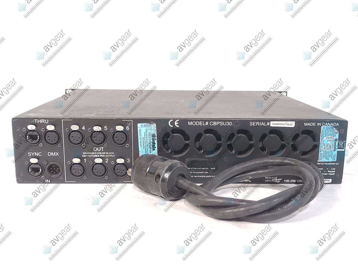 Chroma-Q CBPSU-30 Color Block 2RU Rack-Mountable Power Supply