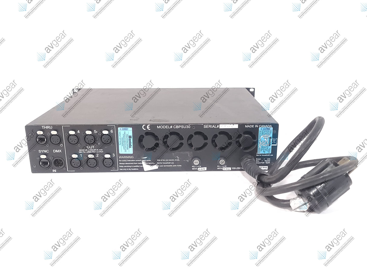 Chroma-Q CBPSU-30 Color Block 2RU Rack-Mountable Power Supply