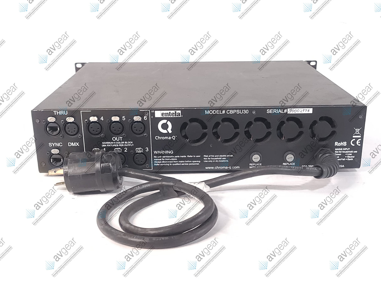 Chroma-Q CBPSU-30 Color Block 2RU Rack-Mountable Power Supply