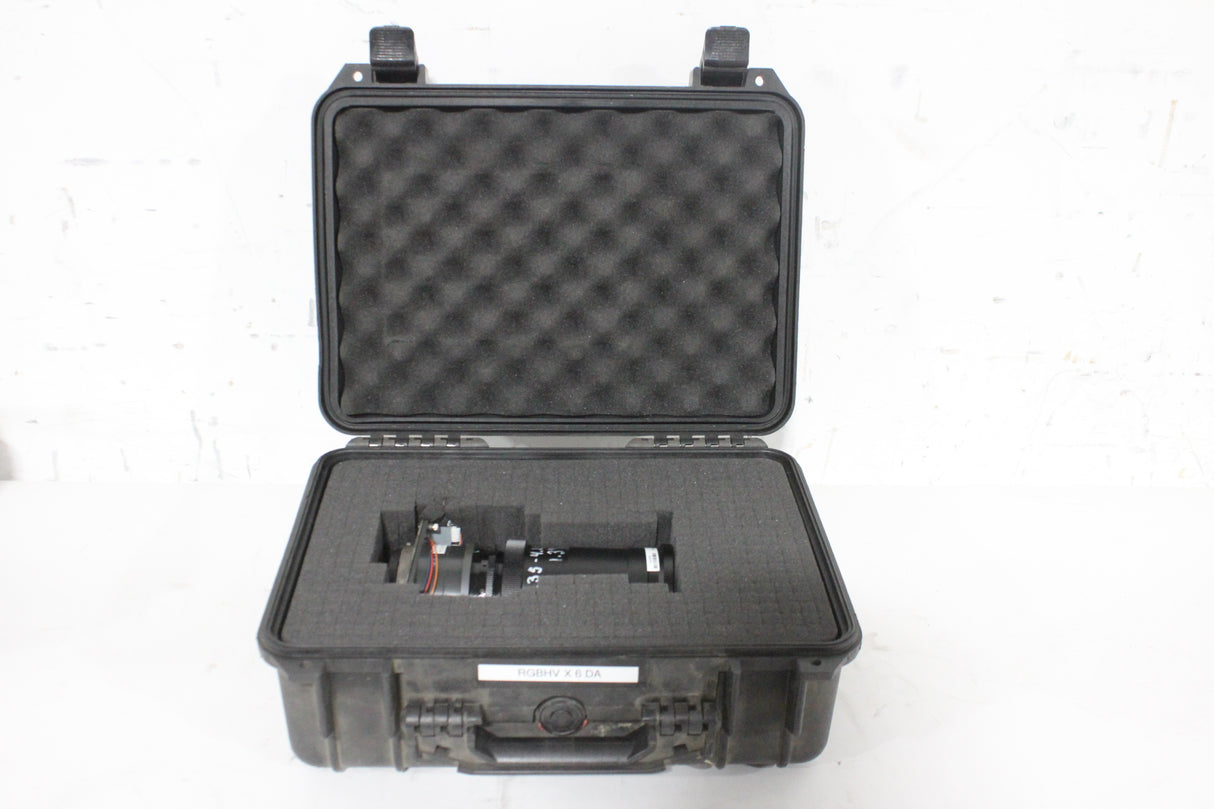 Sanyo LNS-T31A 2.54-.4.39 Long Zoom Lens in Pelican 1450 Hard Carry Case