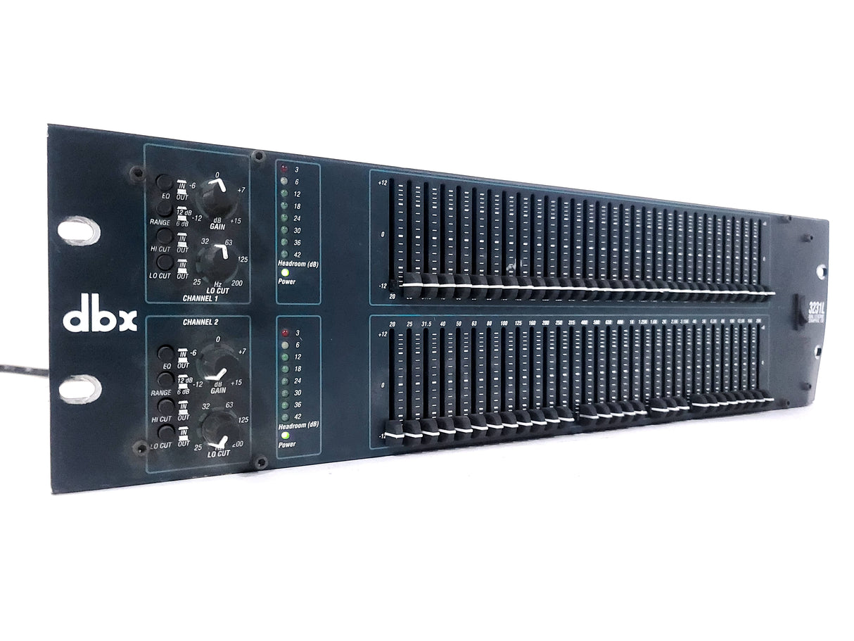 dbx 3231L Dual 1/3 Octave Graphic EQ 31-Band Equalizer