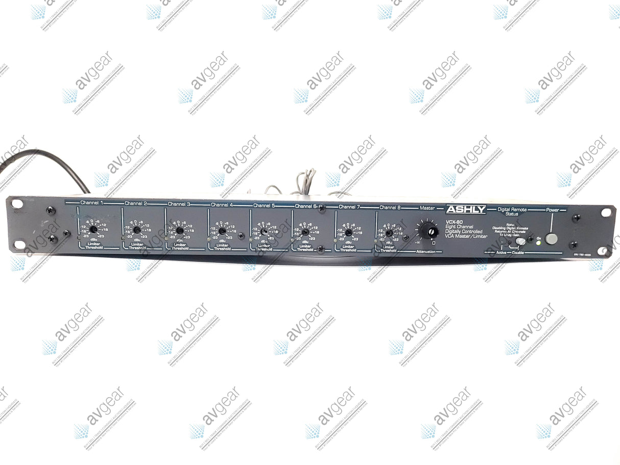 Ashly VCX-80 8-Channel Digitally Controlled VCA Limiter
