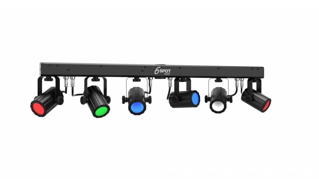 CHAUVET DJ 6Spot RGBW Complete Pack-N-Go Lighting Solution