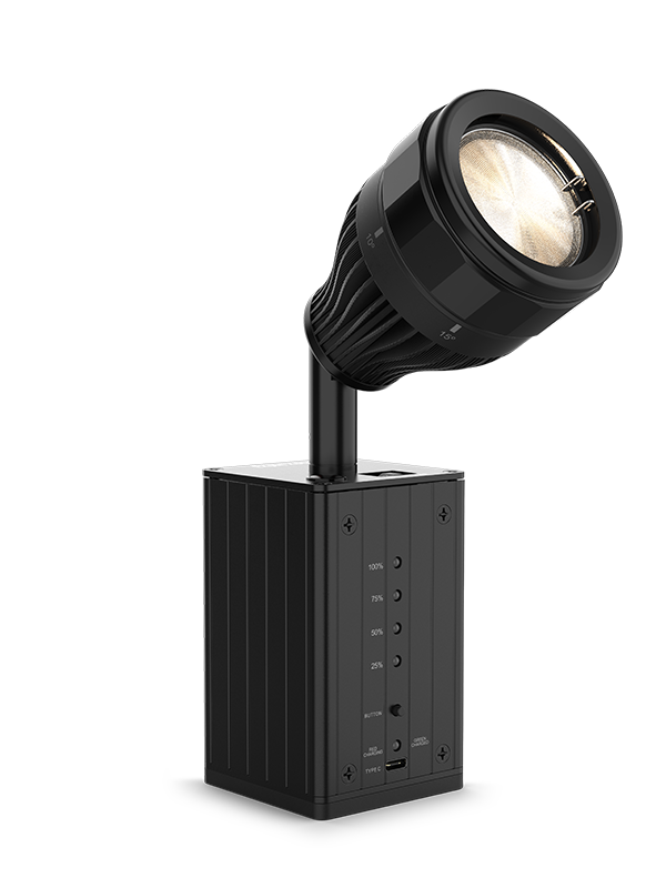 CHAUVET DJ EZPin Zoom Battery-Powered LED Pin Spot Kit (4-Pack)