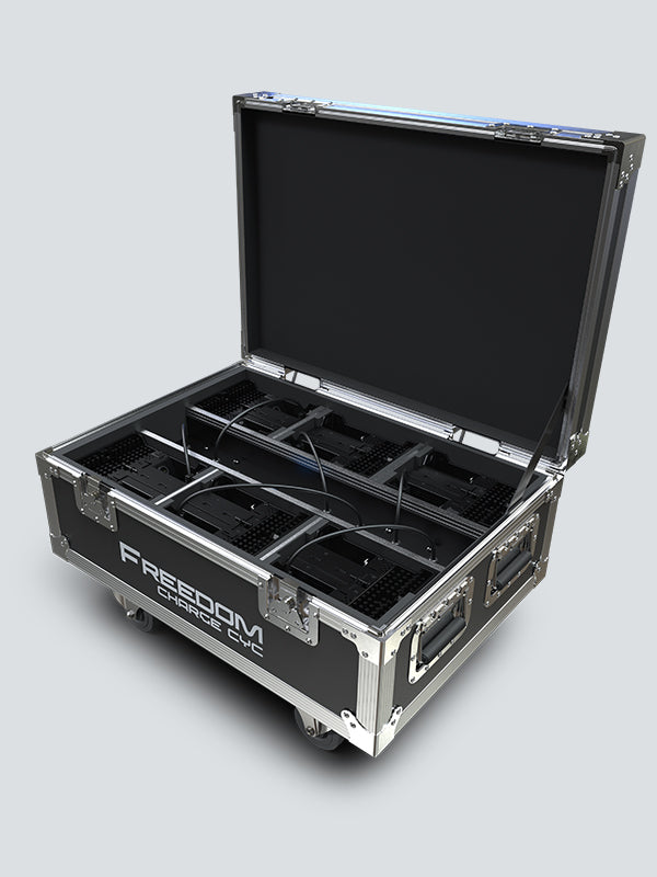 CHAUVET DJ Freedom Charge Cyc Wheeled Road Case for 6 Fixtures (Black)