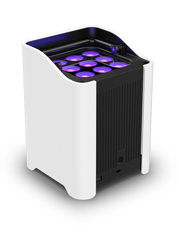 CHAUVET DJ Freedom Flex H9 IP Weather-Resistant Battery-Powered RGBAW+UV LED PAR Kit with Charging Case (6-Pack)