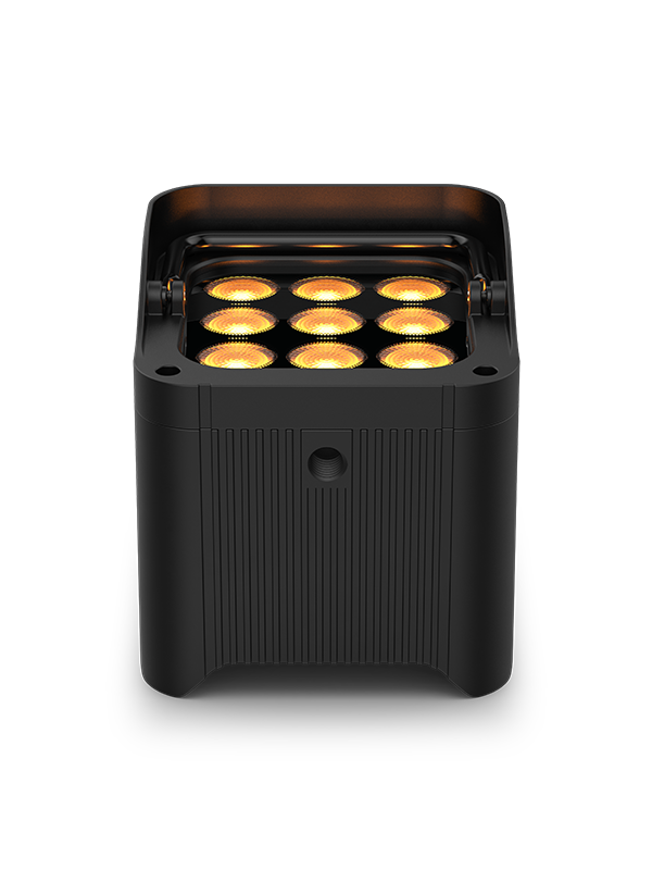 CHAUVET DJ Freedom Par Q9 X4 True Wireless RGBA LED PAR Kit with Carrying Bag, Remote, and Multi-Charger (4-Pack)