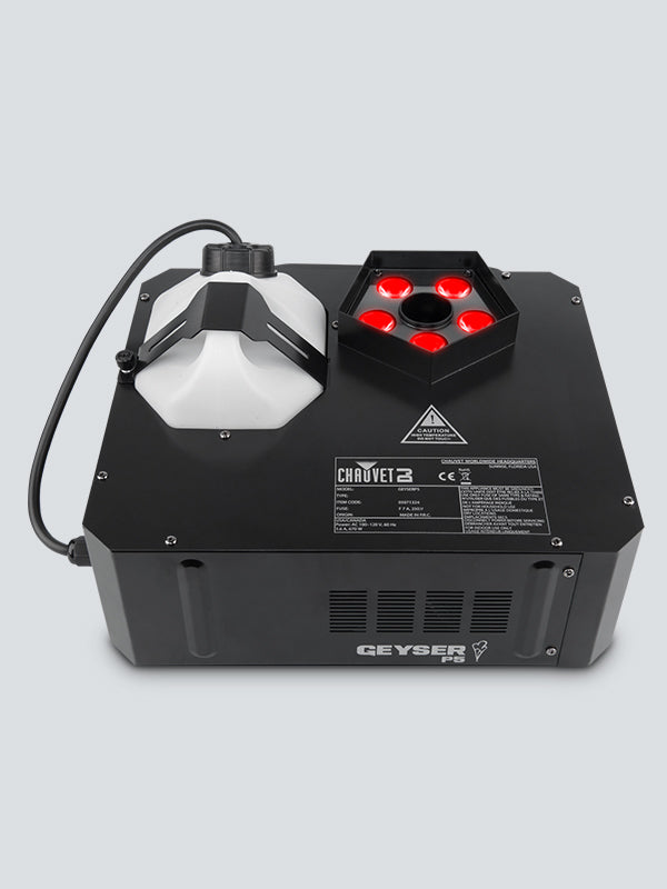 CHAUVET DJ Geyser P5 RGBA+UV LED Pyrotechnic-Like Effect Fog Machine