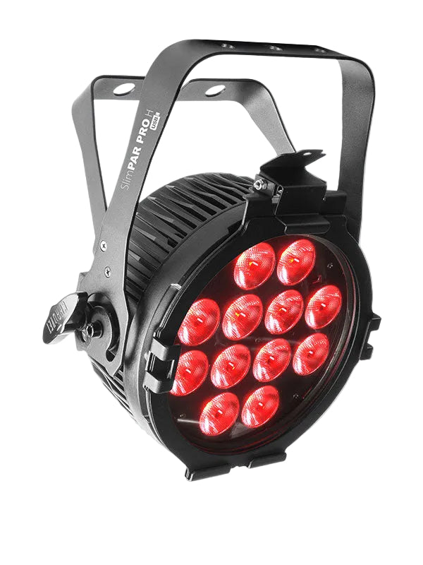 CHAUVET DJ SlimPAR Pro H USB Low-Profile RGBAW+UV LED PAR (Black)