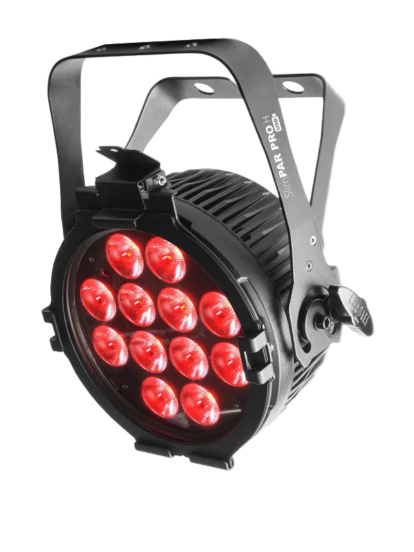 CHAUVET DJ SlimPAR Pro H USB Low-Profile RGBAW+UV LED PAR (Black)