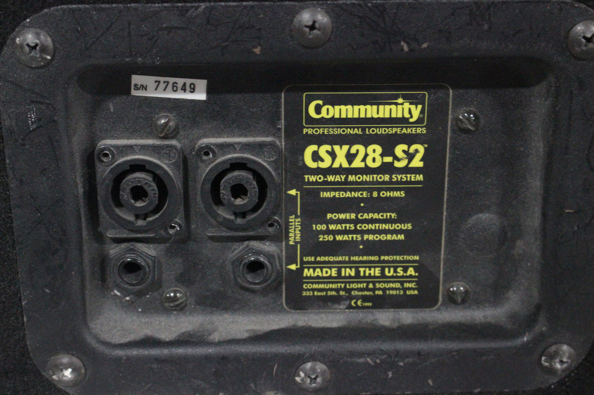COMMUNITY CSX28-S2 15IN 2WAY Monitor System