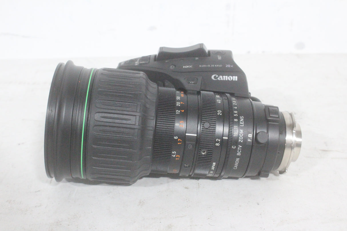 Canon KJ20x8.2B 8.2-164mm 1:1.9 BCTV Zoom Lens