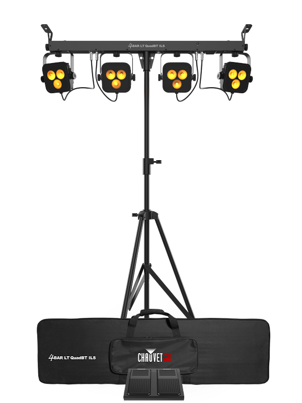 CHAUVET DJ 4BAR LT QuadBT ILS All-in-One RGBA 4-Par Wash Light System with Bluetooth