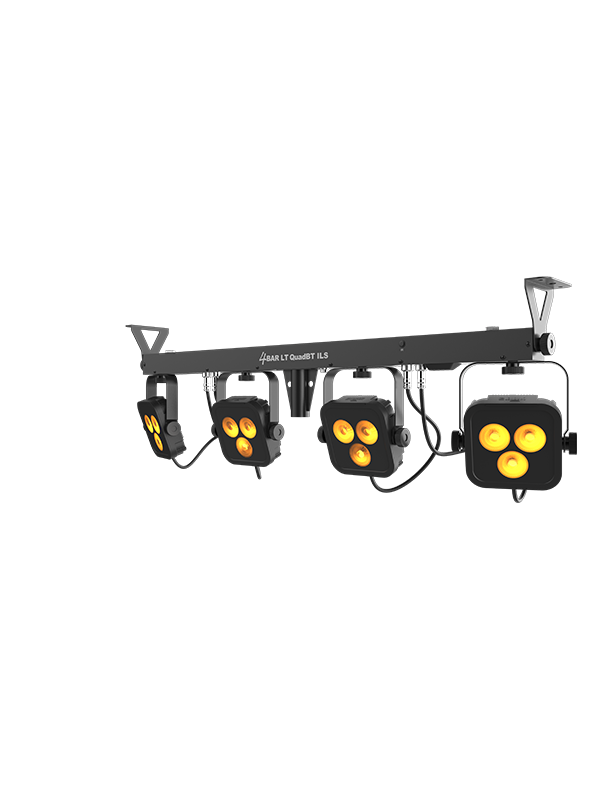 CHAUVET DJ 4BAR LT QuadBT ILS All-in-One RGBA 4-Par Wash Light System with Bluetooth