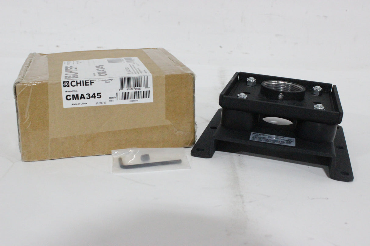 Chief CMA-345 Structural Ceiling Plate with Rubber Flex Joint