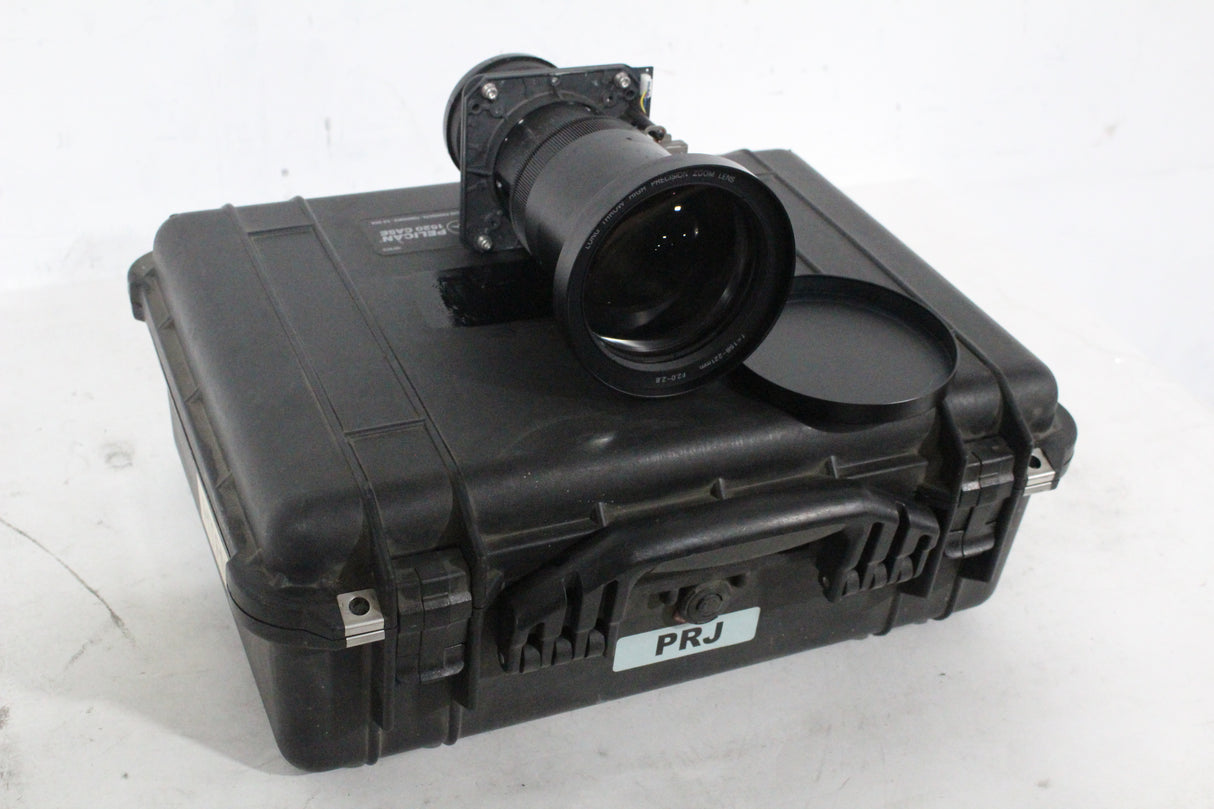 Christie 2.0-2.8 158-221mm Long Throw High Precision Projector Zoom Lens in Pelican Case