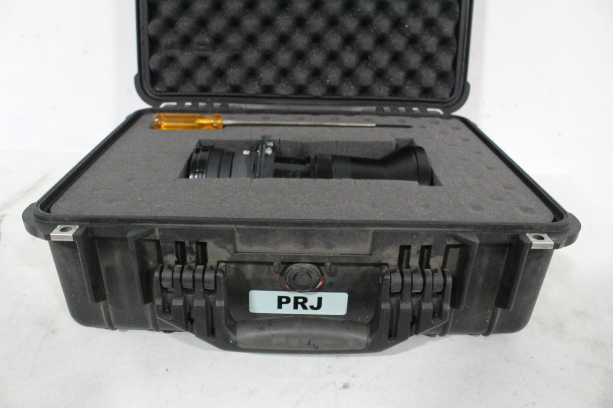 Christie 2.0-2.8 158-221mm Long Throw High Precision Projector Zoom Lens in Pelican Case