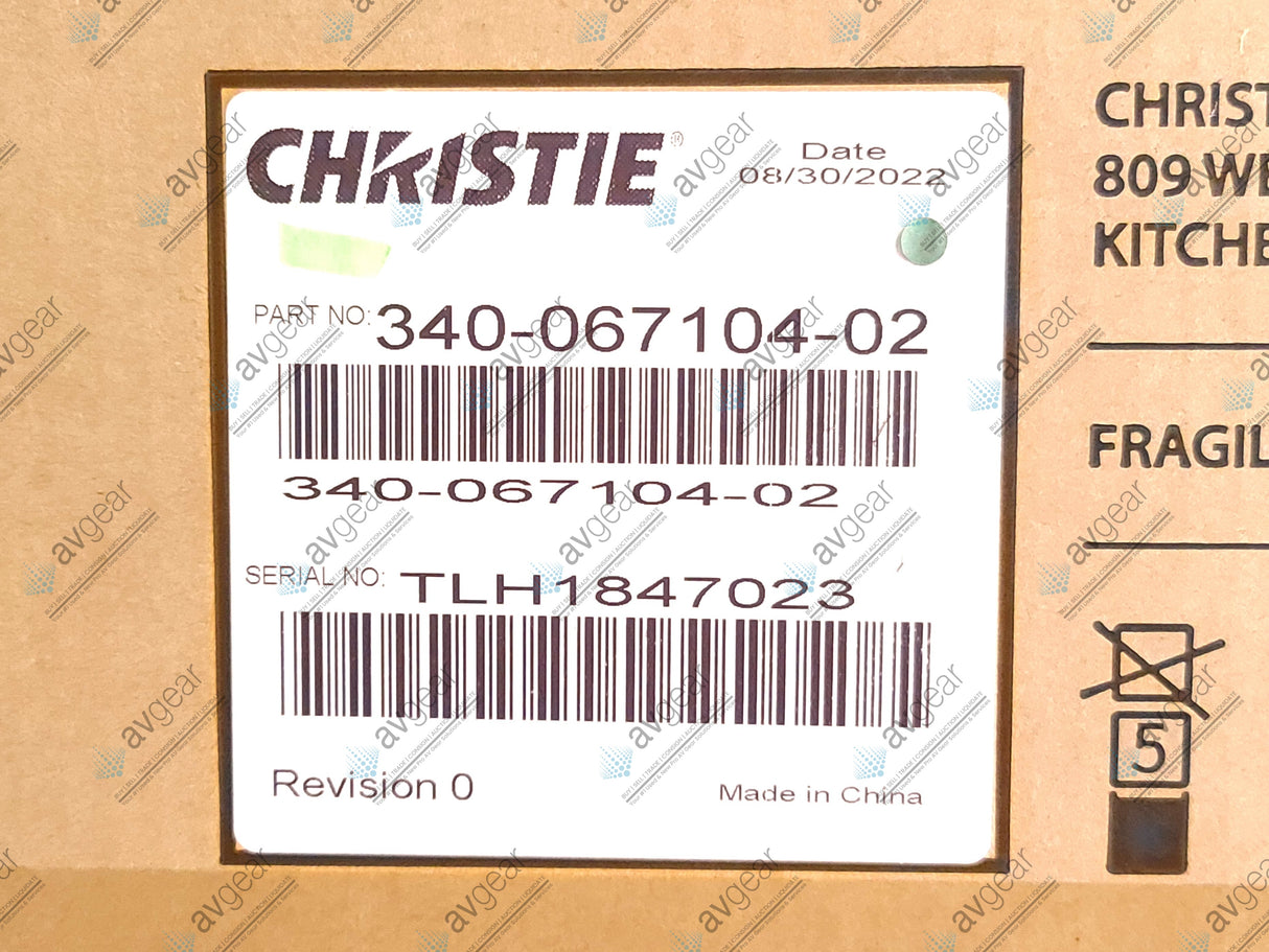 Christie 4K10-HS (10,000 ANSI Lumens) 1DLP 4K UHD Large Venue Laser Projector in Original Box . 59 Hours (FACTORY RECONDITIONED 1-Year Warranty)(LENS NOT INCLUDED)