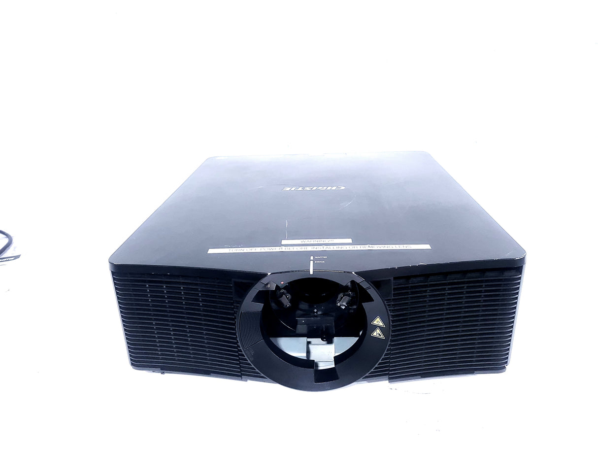 Christie D12HD-H 10,000 Lumen 1DLP Large Venue Projector (1126 Op Hours) w/ Remote Control in Hard Wheeled Case