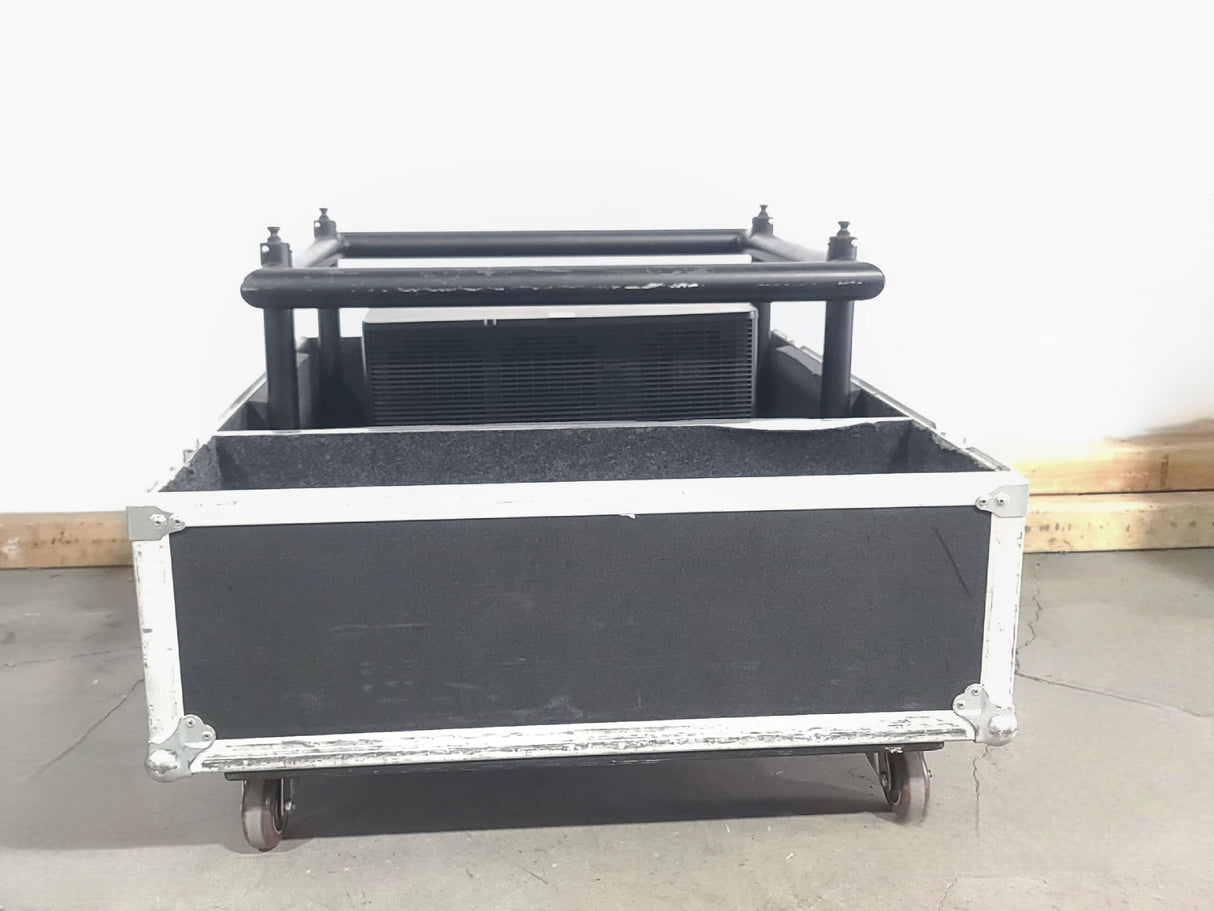 Christie D12HD-H (Lamp 1 194, Lamp 2 194 Hours) 10,000 Lumens HD 0.95" DLP x 1 1080P Large Venue Projector (NO LENS) In Wheeled Road Case