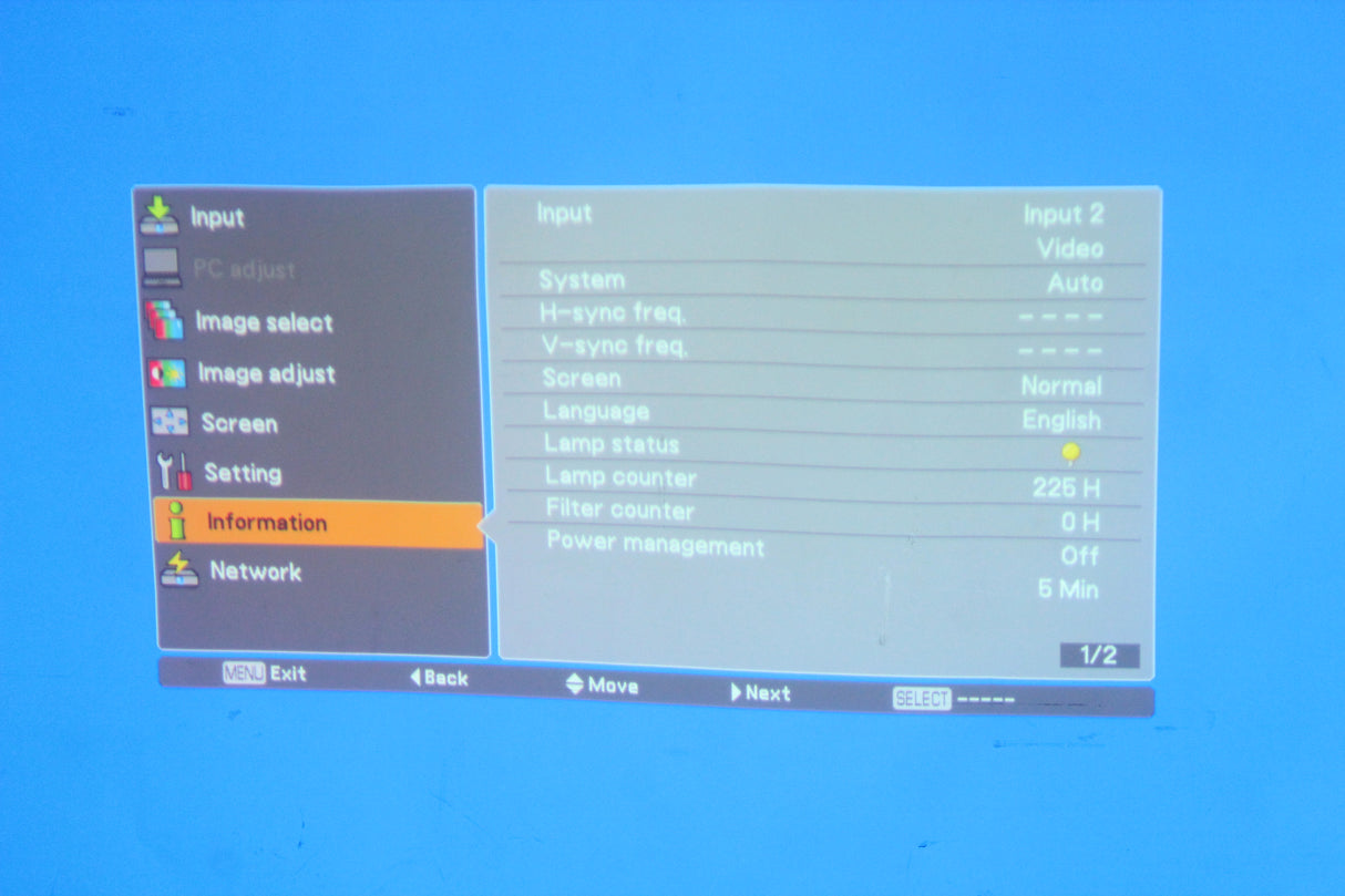 Christie LHD700 Projector & Hardware (225 Hours) w/ Wheeled Hard Case