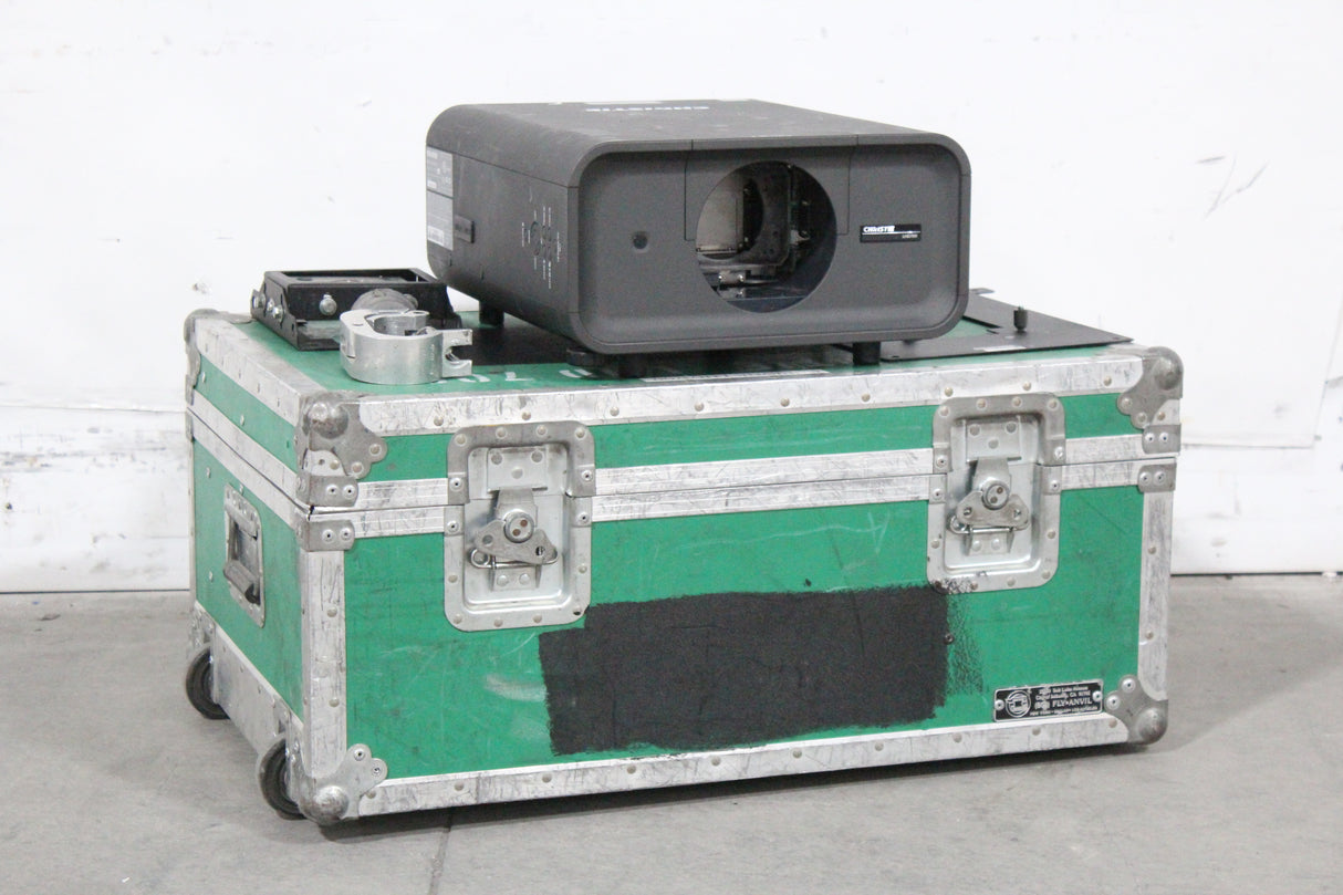 Christie LHD700 Projector & Hardware (422 Hours) w/ Anvil Wheeled Hard Case