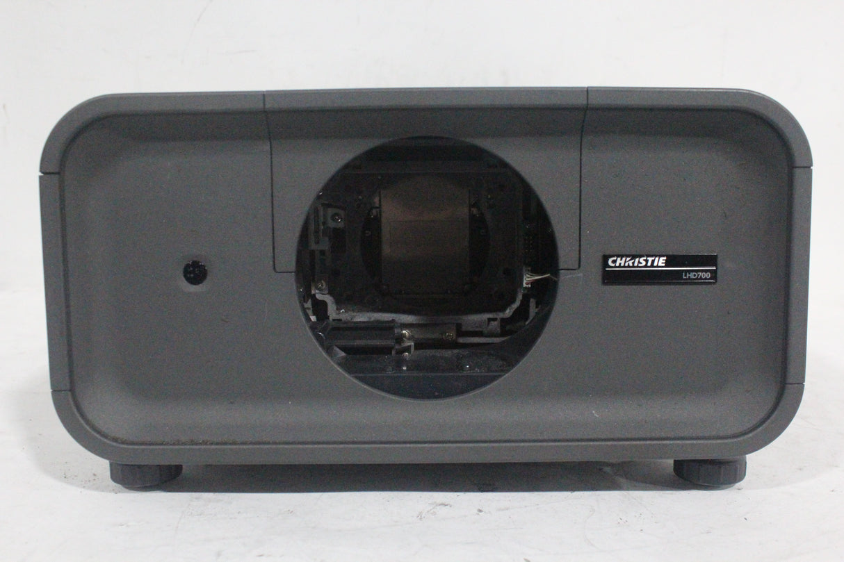 Christie LHD700 Projector & Hardware (561 Hours) w/ Anvil Wheeled Hard Case