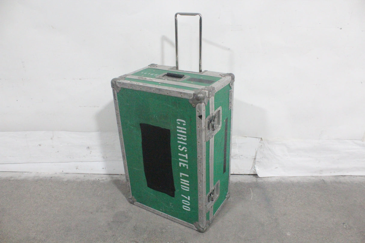 Christie LHD700 Projector & Hardware (561 Hours) w/ Anvil Wheeled Hard Case
