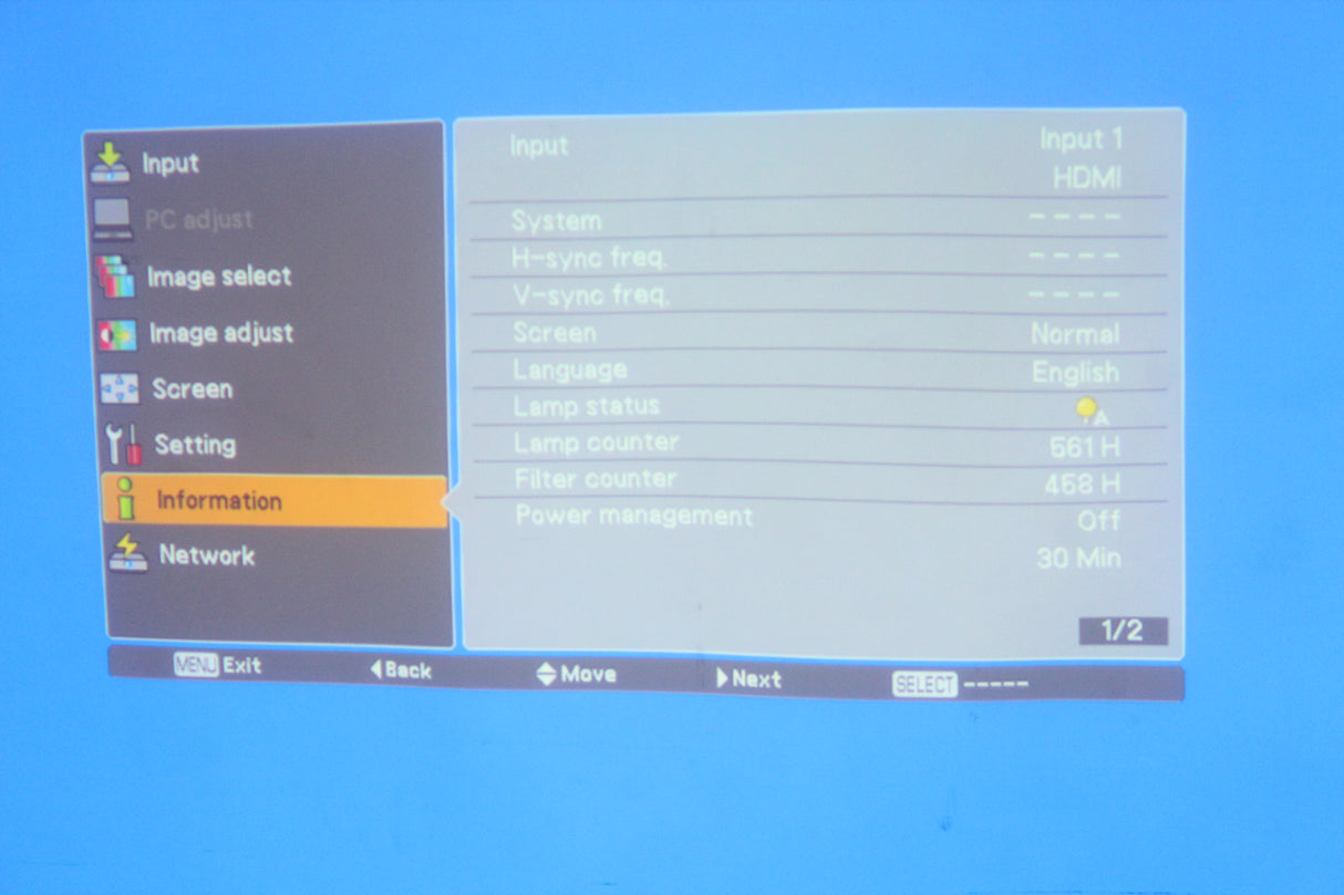 Christie LHD700 Projector & Hardware (561 Hours) w/ Anvil Wheeled Hard Case