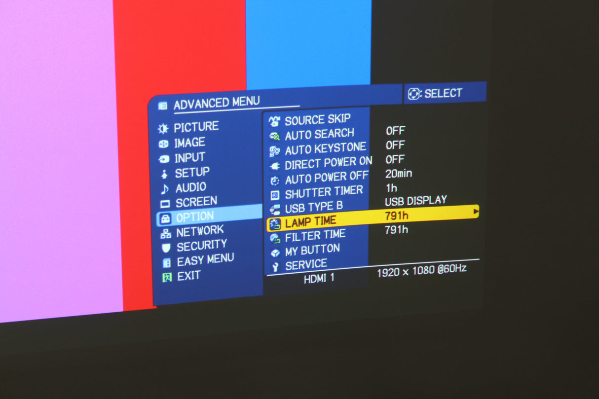 Christie LWU501i (5,000 Lumen) 3 Chip WUXGA LCD Conference Projector (791 Hours) w/ Remote in SKB Hard Wheeled Case (1688-195)