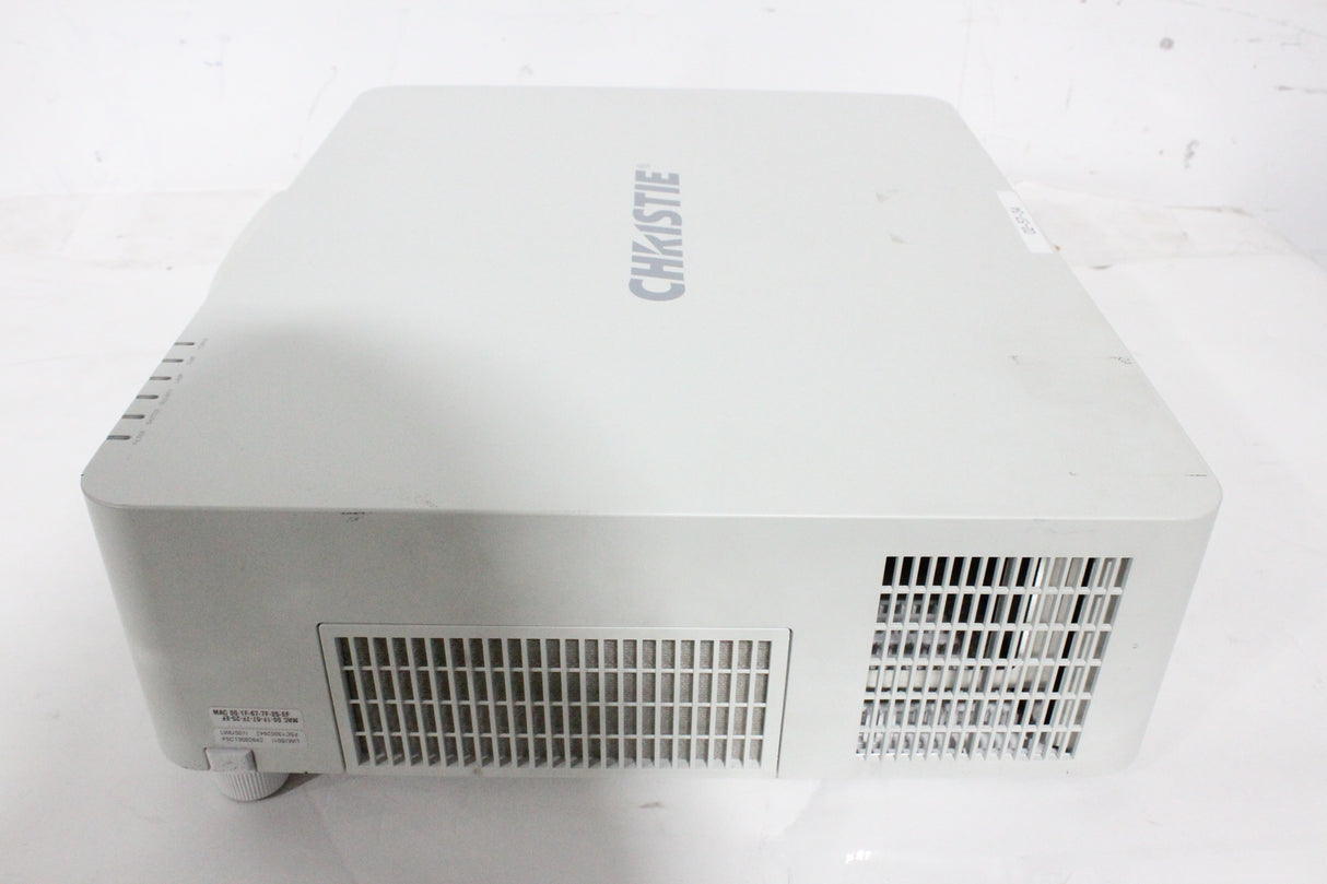 Christie LWU501i (5,000 Lumen) 3 Chip WUXGA LCD Conference Projector (957 Hours) w/ Remote in Hard Rolling Case (1688-208)