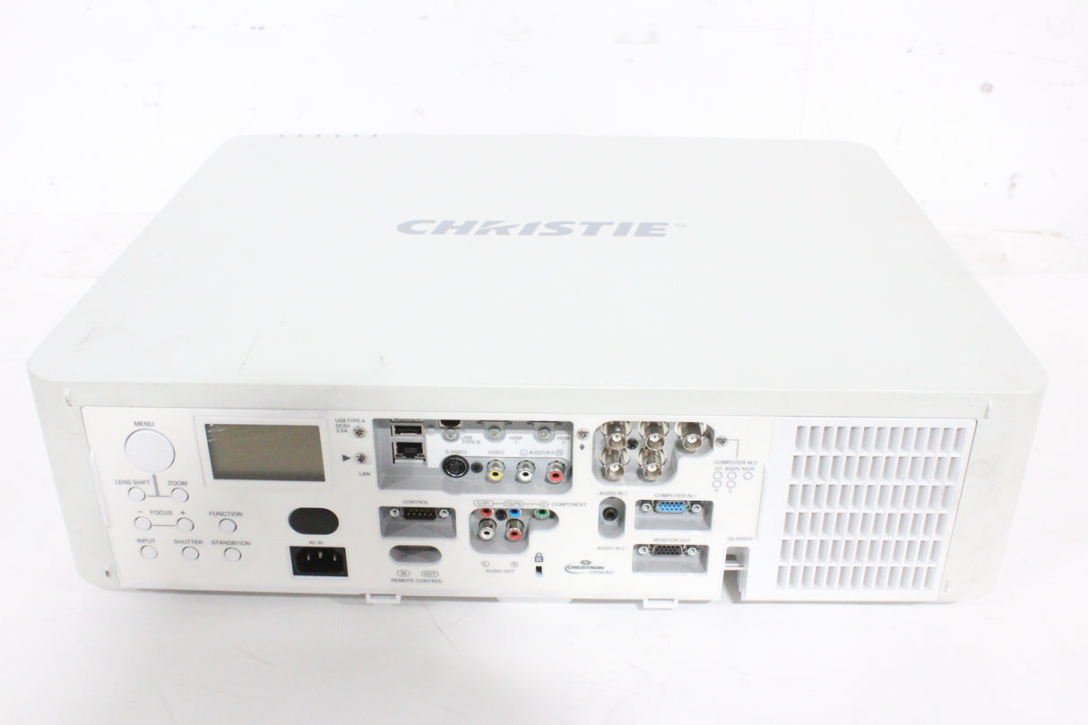Christie LWU501i (5,000 Lumen) 3 Chip WUXGA LCD Conference Projector w/ Remote in Hard Rolling Case (1688-194)